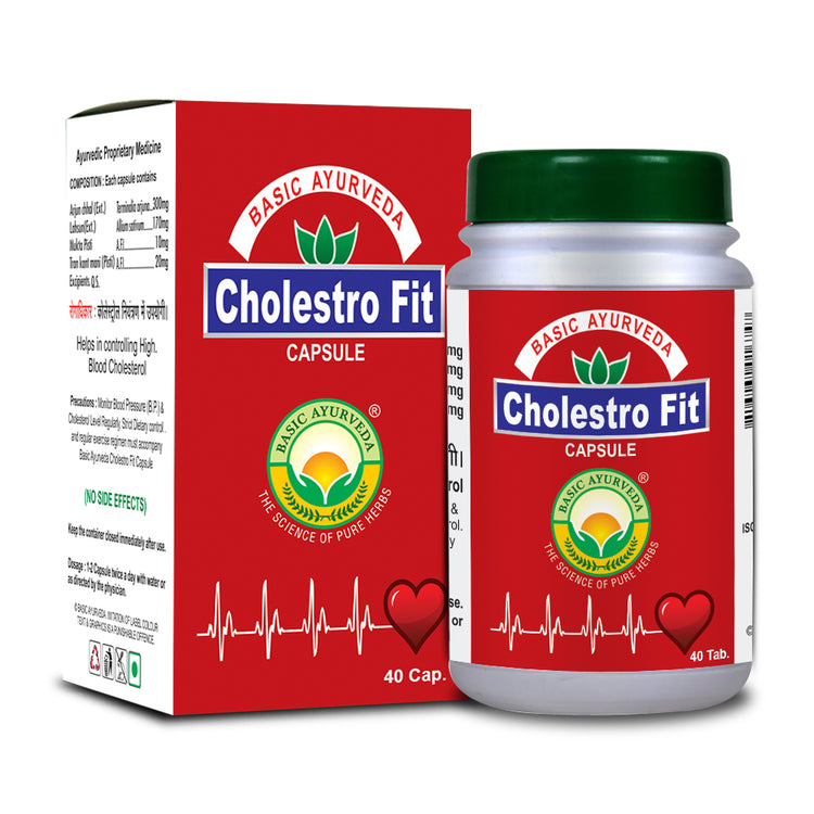 Basic Ayurveda Cholestro Fit 40 Capsule