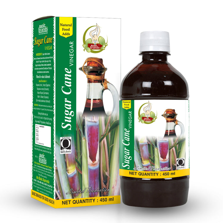 Basic Ayurveda Sugar Cane Vinegar 450Ml