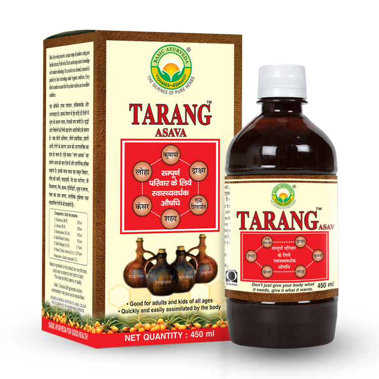 Basic Ayurveda Tarang Asava 450Ml