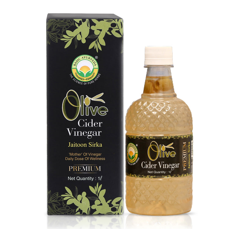 Basic Ayurveda Olive Cider Vinegar Premium (Jaitun Ka Sirka) Vinegar