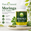 Basic Ayurveda Moringa D.S. Tablets 500mg | Pure Sahjan (Moringa Oleifera) Herbal Ayurvedic Supplement | Moringa Leaf Tablets for Men & Women | Daily Wellness Nutrition Supplement | 60 Tablets