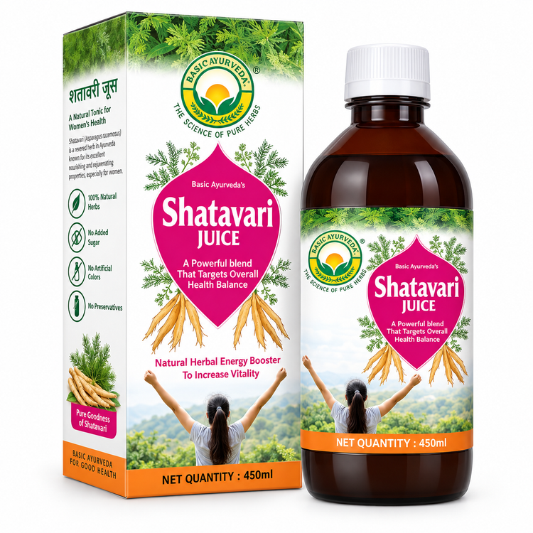 Basic Ayurveda Shatavari Juice | Boosts fertility | Stress Buster | Controls inflammation | Enhance Sexual Life | Reduces symptoms of menopause.
