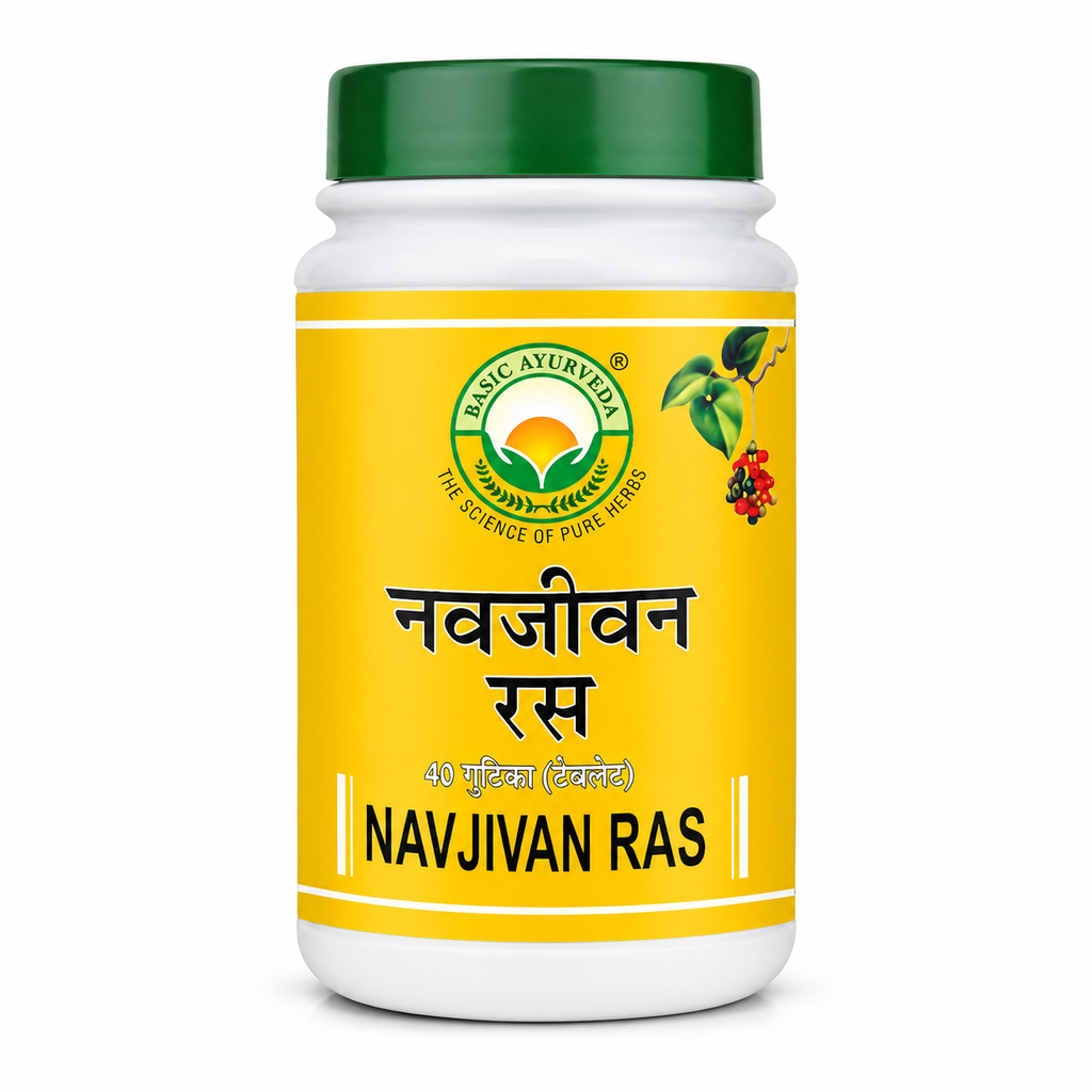 Basic Ayurveda Nav Jivan Ras 40 Tablet