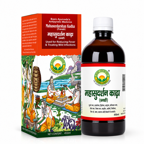 Basic Ayurveda Maha Sudarshan Kadha 450Ml