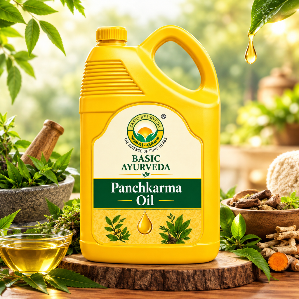Basic Ayurveda Gandharv Hastadi Taila Ayurvedic Herbal Massage Oil for Abdominal Massage, Digestive Comfort Support, Relief from Gas, Indigestion & Constipation – Traditional Ayurvedic Oil for Vata Balance – External Use Only