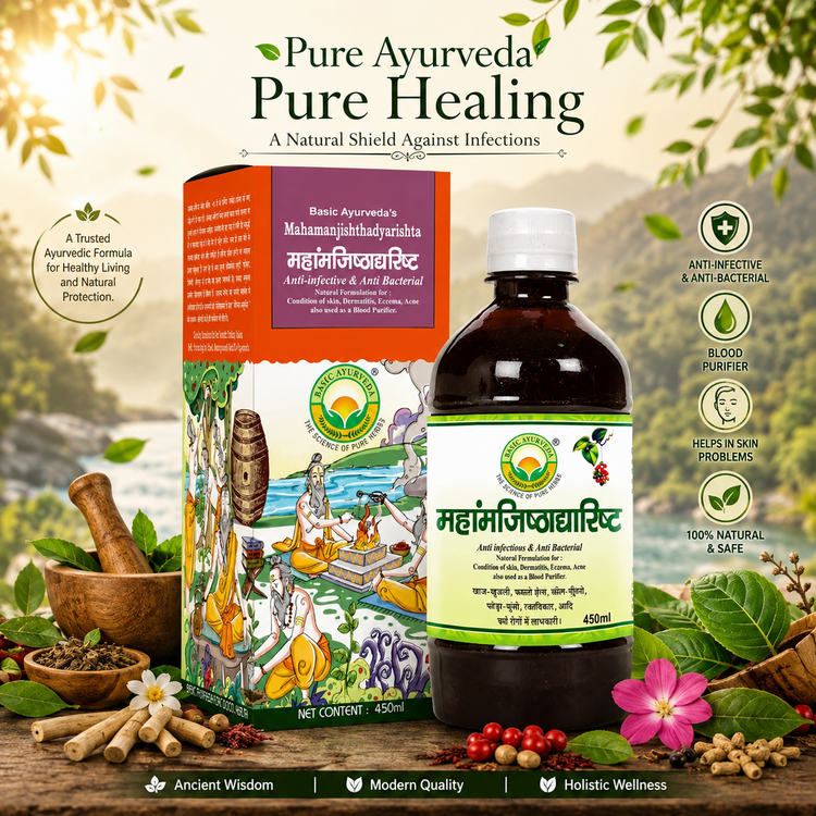 Basic Ayurveda Mahamanjishthadyarishta 450Ml