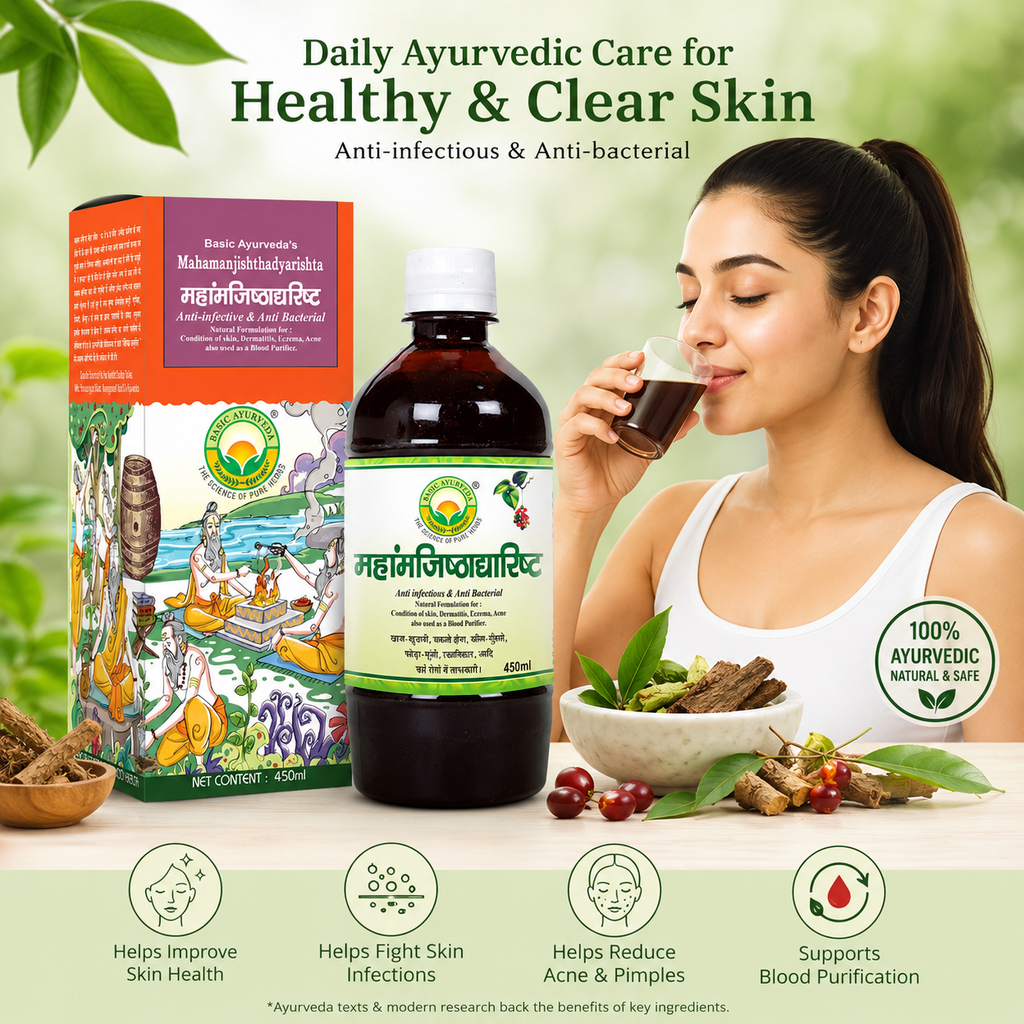 Basic Ayurveda Mahamanjishthadyarishta 450Ml