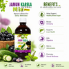 Basic Ayurveda Jamun Karela Herbal Mix Juice | Keep Skin Fresh | Good for Eye & Skin Health | Regulate Blood Sugar Level | Keeps Teeth and Gums Healthy | Natural Blood Purifier.