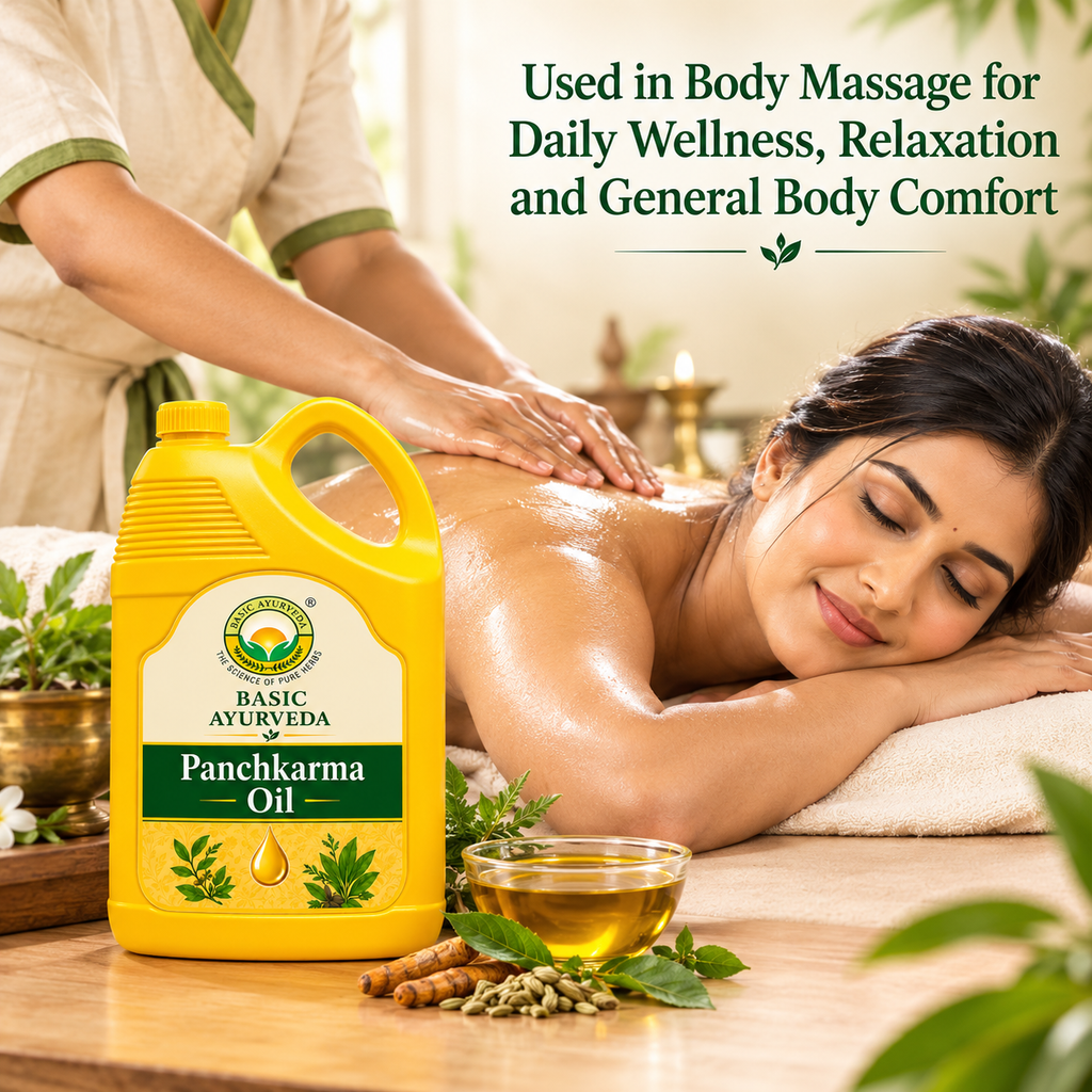 Basic Ayurveda Dashmool Taila (Dasamula Taila) Ayurvedic Herbal Massage Oil for External Use, Traditional Ayurvedic Oil with Dashmool Herbal Blend, Used in Body Massage for Daily Wellness, Relaxation and General Body Comfort