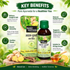 Basic Ayurveda Adrak Tulsi Cough Syrup 100ml | Boost Immunity | Useful in sore throat | Useful in Mild Fever | Fight against infection.