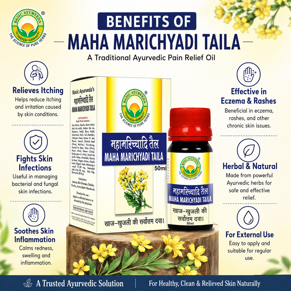 Basic Ayurveda Maha Marichyadi Taila 50Ml