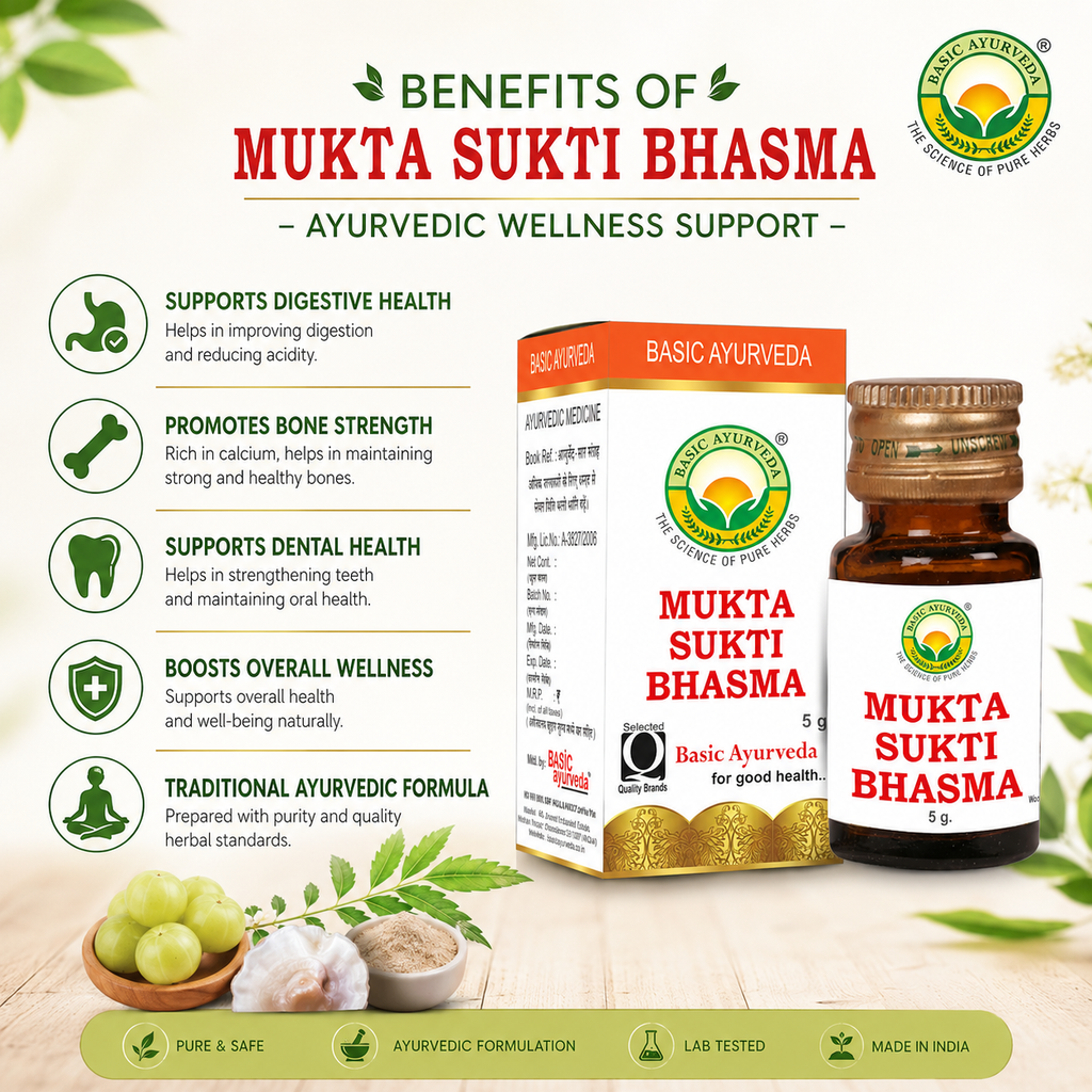 Basic Ayurveda Mukta Shukti Bhasma