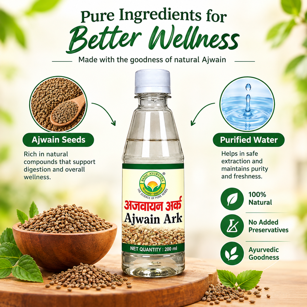 Basic Ayurveda Ark Ajwain 200Ml