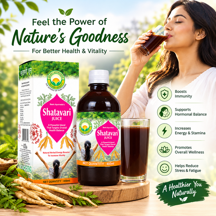 Basic Ayurveda Shatavari Juice | Boosts fertility | Stress Buster | Controls inflammation | Enhance Sexual Life | Reduces symptoms of menopause.