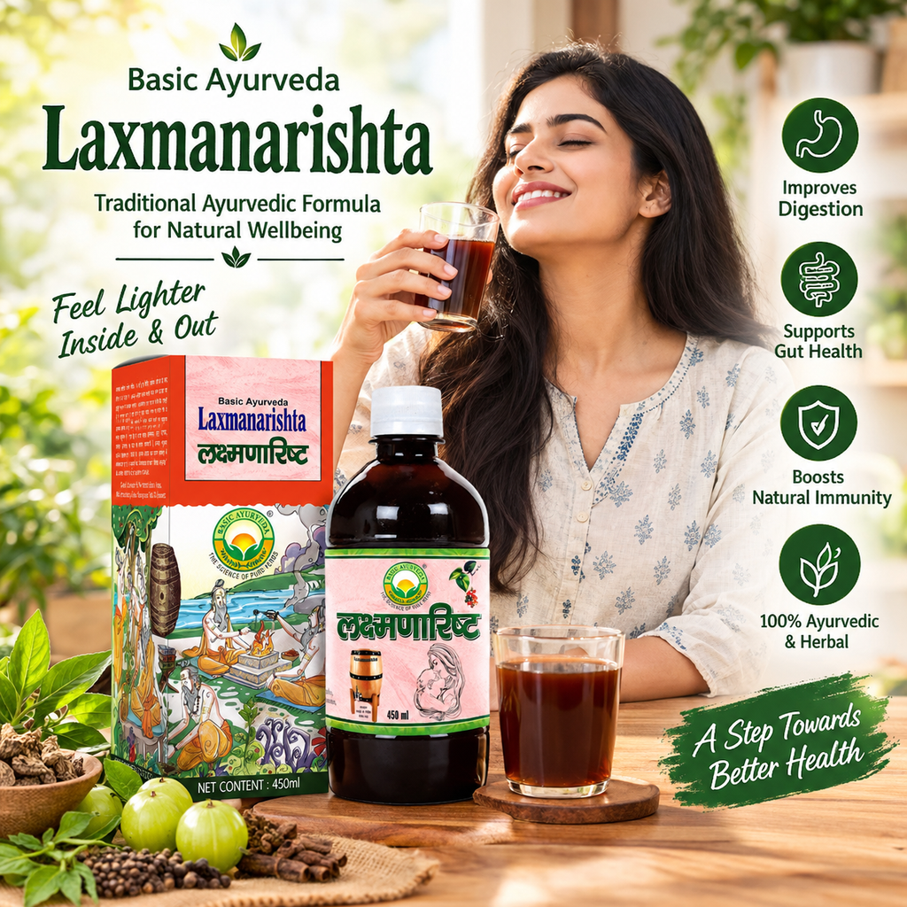 Basic Ayurveda Laxmanarishta 450Ml
