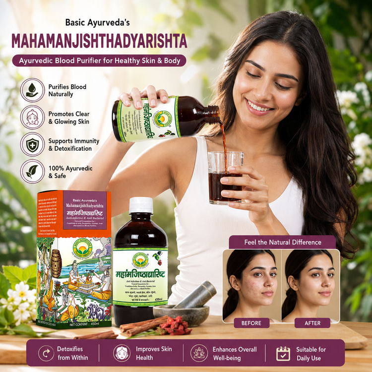 Basic Ayurveda Mahamanjishthadyarishta 450Ml