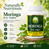 Basic Ayurveda Moringa D.S. Tablets 500mg | Pure Sahjan (Moringa Oleifera) Herbal Ayurvedic Supplement | Moringa Leaf Tablets for Men & Women | Daily Wellness Nutrition Supplement | 60 Tablets