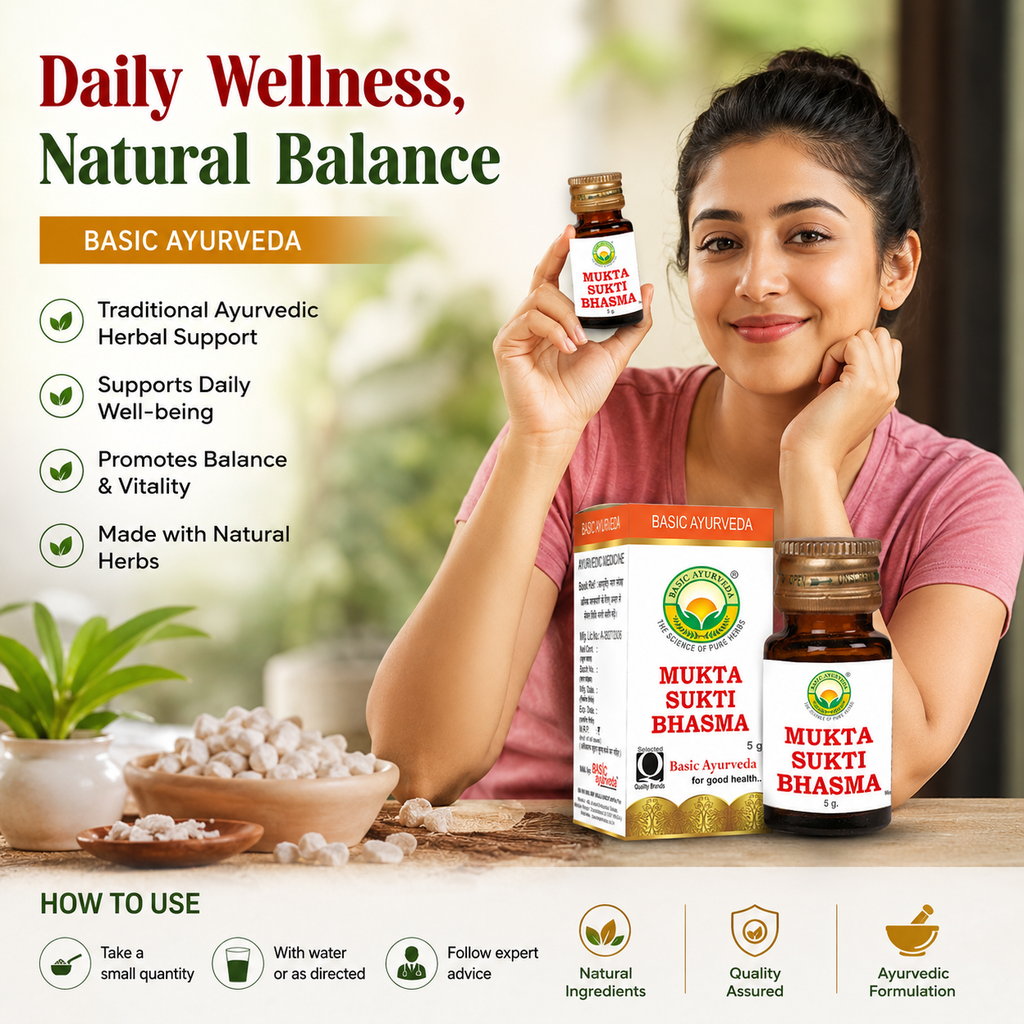 Basic Ayurveda Mukta Shukti Bhasma