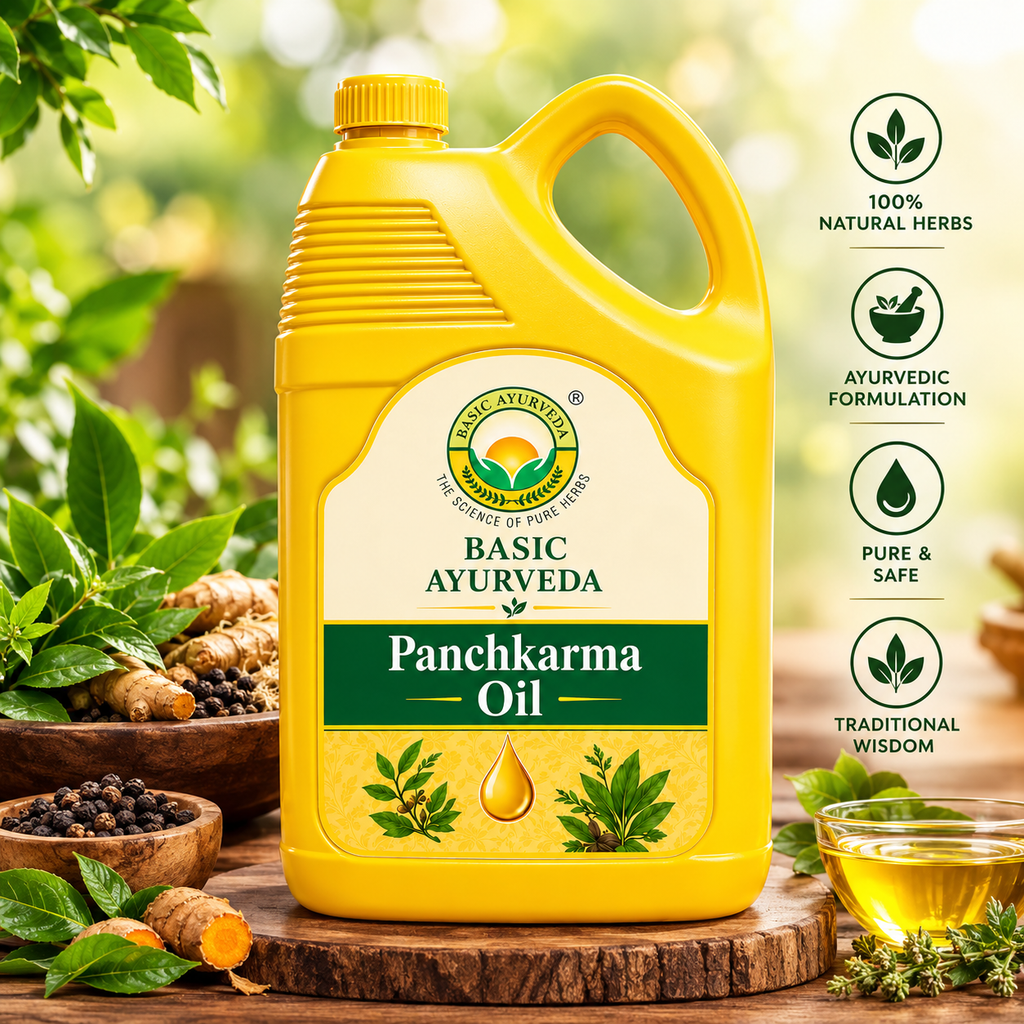 Basic Ayurveda Gandharv Hastadi Taila Ayurvedic Herbal Massage Oil for Abdominal Massage, Digestive Comfort Support, Relief from Gas, Indigestion & Constipation – Traditional Ayurvedic Oil for Vata Balance – External Use Only