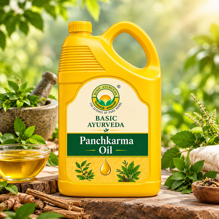 Basic Ayurveda Brahmi Hair Oil for Hair Growth & Scalp Nourishment | Enriched with Brahmi Herbal Extract | Helps Strengthen Hair Roots, Reduce Hair Fall & Promote Healthy Looking Hair | Suitable for All Hair Types