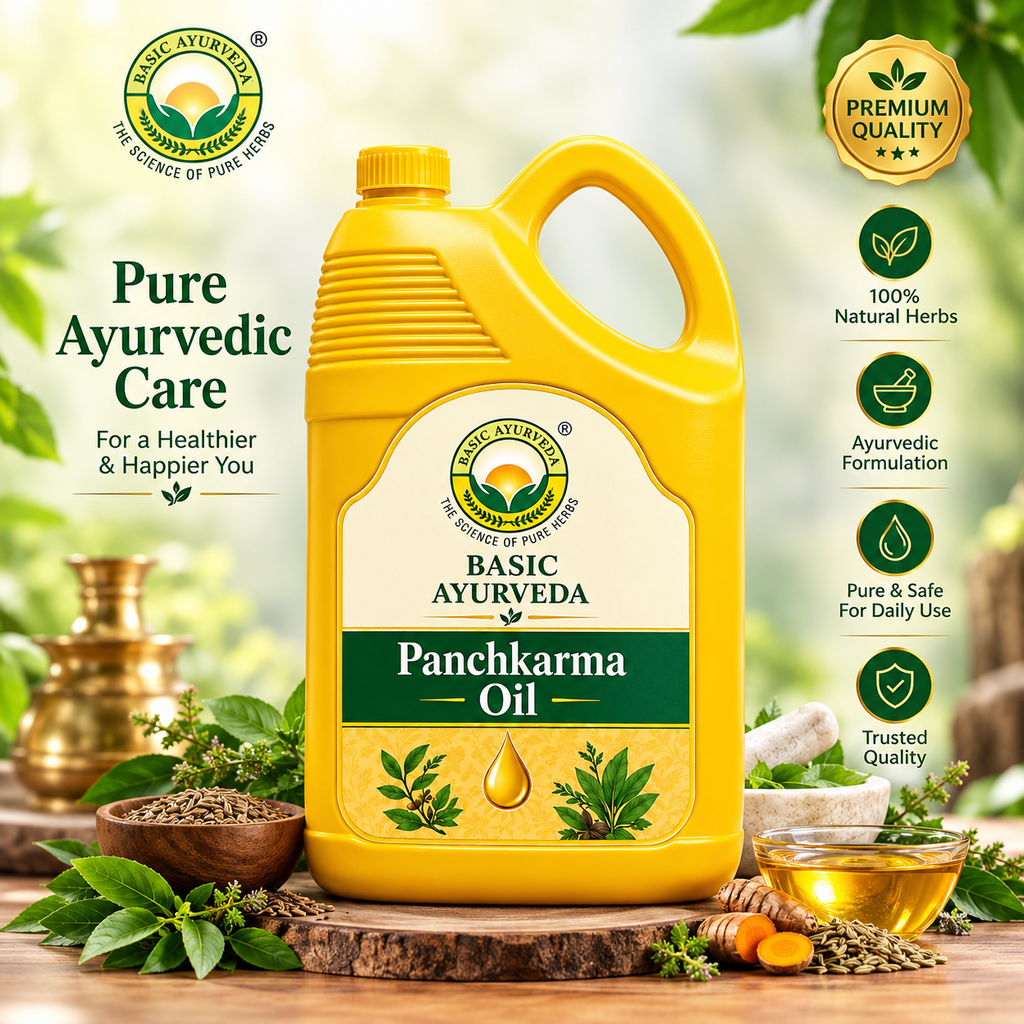 Basic Ayurveda Dashmool Taila (Dasamula Taila) Ayurvedic Herbal Massage Oil for External Use, Traditional Ayurvedic Oil with Dashmool Herbal Blend, Used in Body Massage for Daily Wellness, Relaxation and General Body Comfort