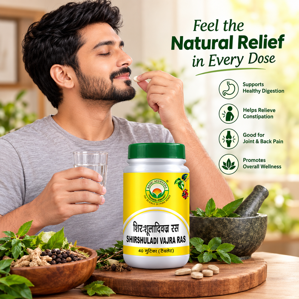 Basic Ayurveda Shirshuladivajra Ras 40 Tablet