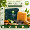 Basic Ayurveda Flash Effect Herbal Bathing Bar Soap 75 gm | Ayurvedic Gel-Based Body Cleanser | Refreshing Herbal Skin Care Soap for Daily Use