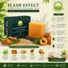 Basic Ayurveda Flash Effect Herbal Bathing Bar Soap 75 gm | Ayurvedic Gel-Based Body Cleanser | Refreshing Herbal Skin Care Soap for Daily Use