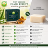Basic Ayurveda Flash Effect Herbal Bathing Bar Soap 75 gm | Ayurvedic Gel-Based Body Cleanser | Refreshing Herbal Skin Care Soap for Daily Use