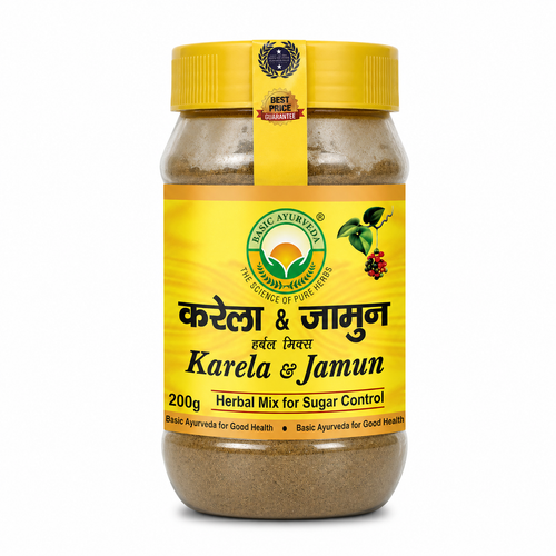 Basic Ayurveda Karela & Jamun Mix For Sugar Control Powder 200 Gram