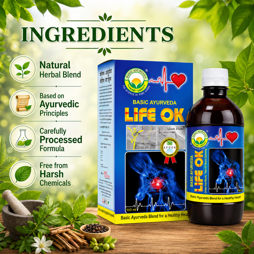 Basic Ayurveda Cardina Life Ok Drink 500 Ml