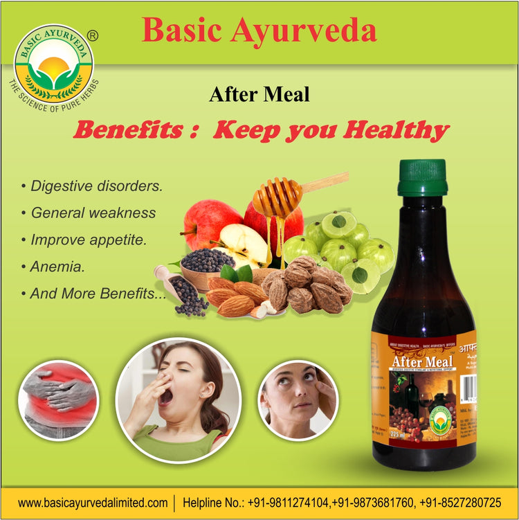 Basic Ayurveda After Meal Drink Ayurvedic Digestive Stimulant & Nutritional Support