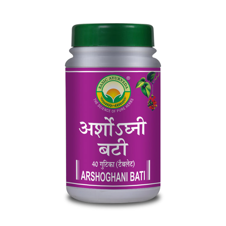 Basic Ayurveda Arshoghani Bati 40 Tablet