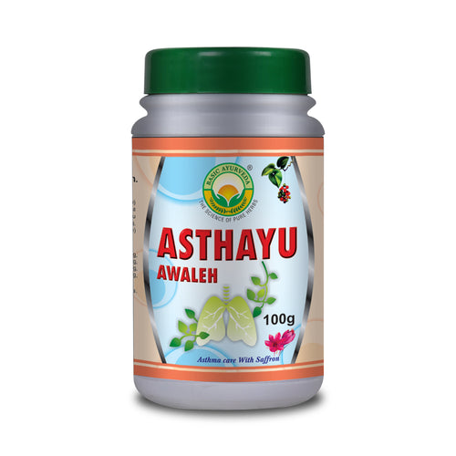 Basic Ayurveda  Asthayu Awaleh 100 Gram | It has anti-inflammatory and anti-bacterial properties | It increases the immunity of the body | Helps to relieve discomfort associated with respiratory disorders |