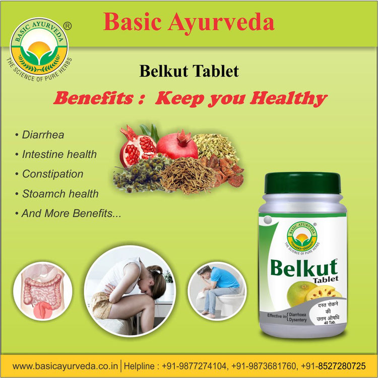 Basic Ayurveda Belkut Tablet 40 Tablet.