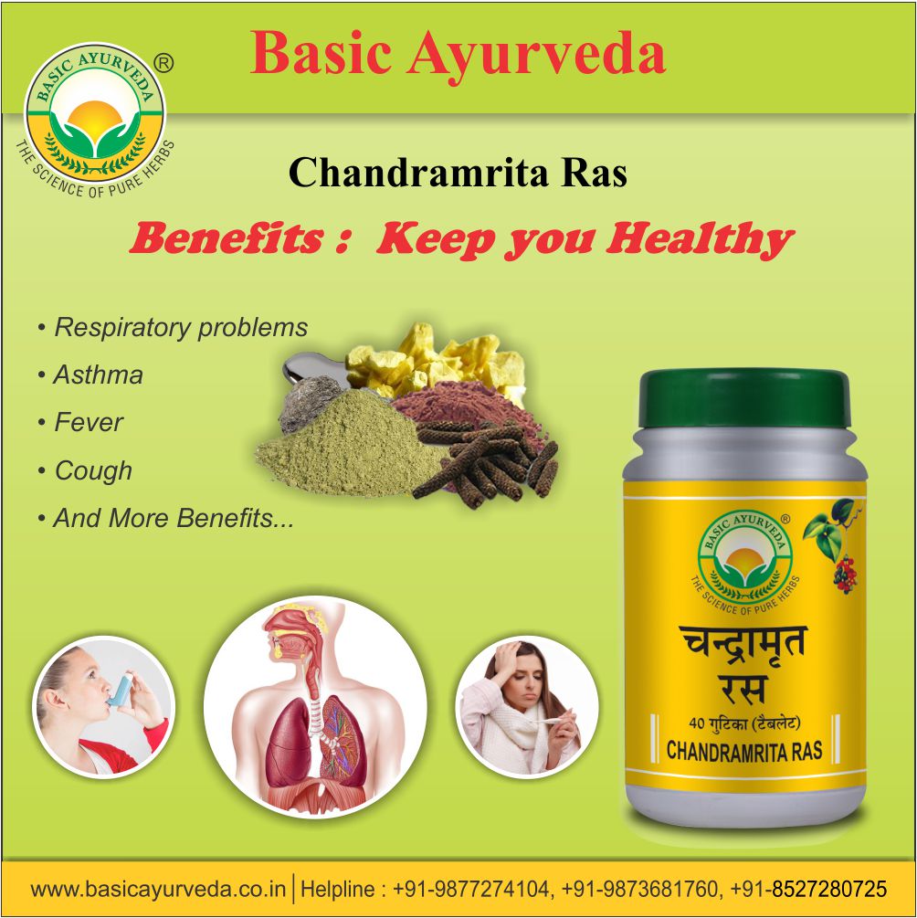 Basic Ayurveda Chandramrita Ras 40 Tablet