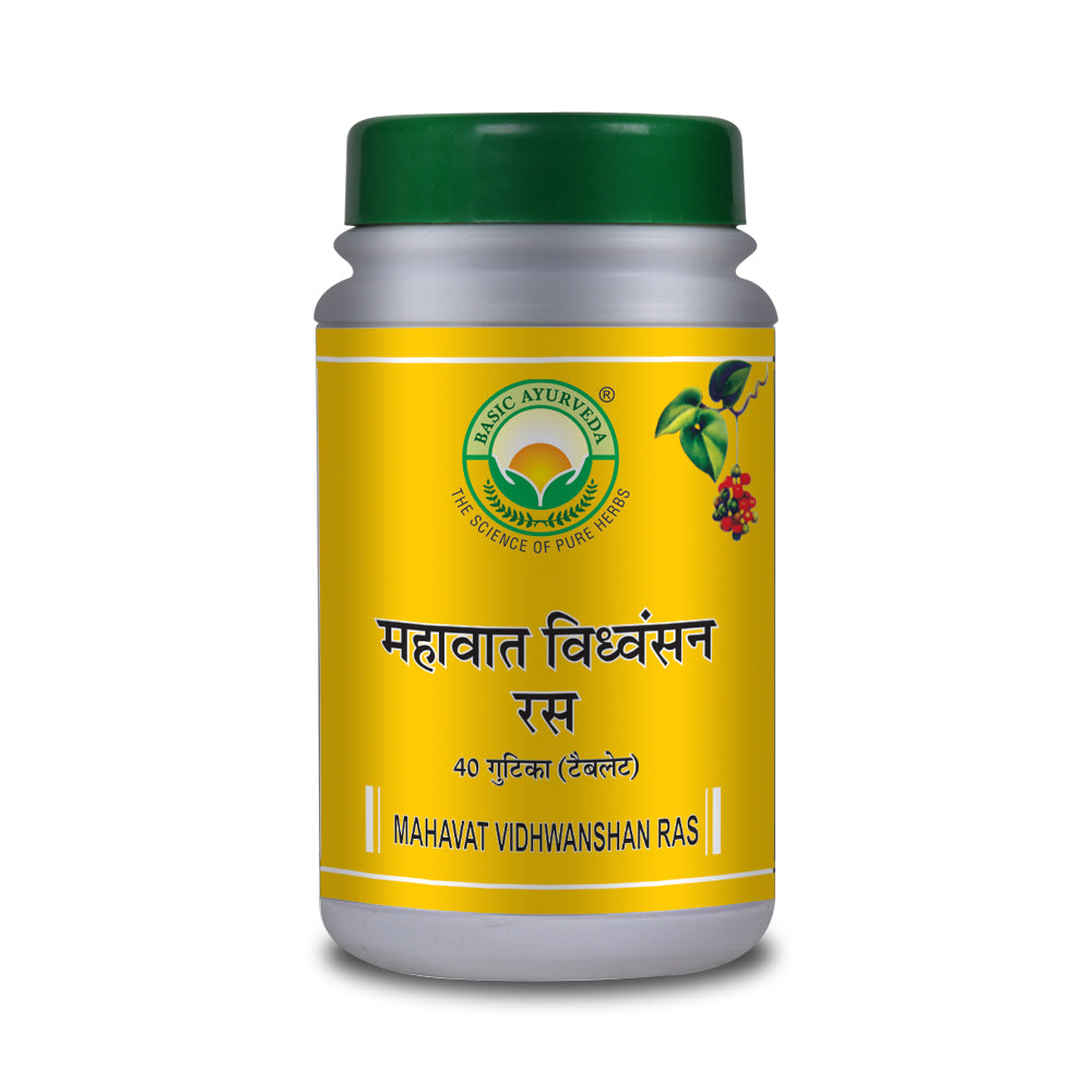 Basic Ayurveda Mahavat Vidhwansan Ras 40 Tablet