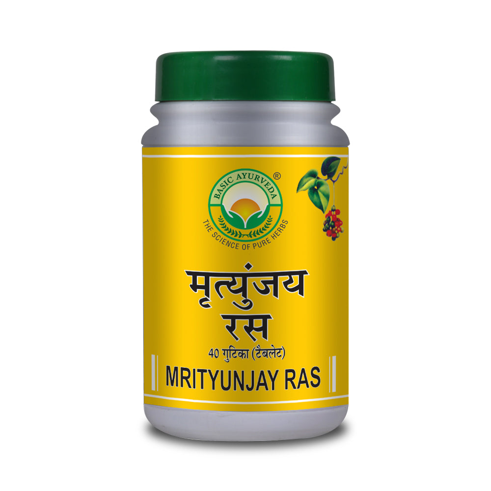 Basic Ayurveda Mrityunjay Ras 40 Tablet