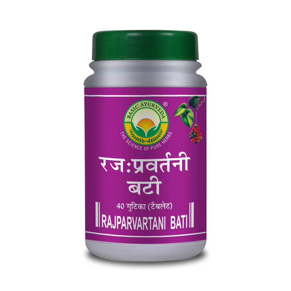 Basic Ayurveda Rajparvartani Bati 40 Tablet