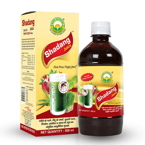 Basic Ayurveda Shadang Juice | 100% Organic Natural Herbal Juice | Useful in all type of skin problem | Increase the number of platelets | Helpful in Heartburn | Beneficial in Dengue | Useful in all type of Fever like Flu, Viral, Malarial Fever.