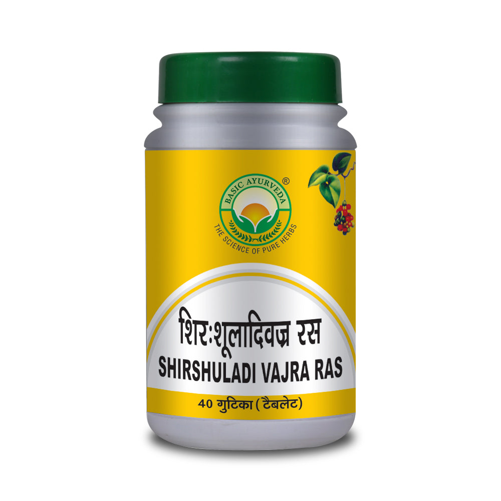 Basic Ayurveda Shirshuladivajra Ras 40 Tablet