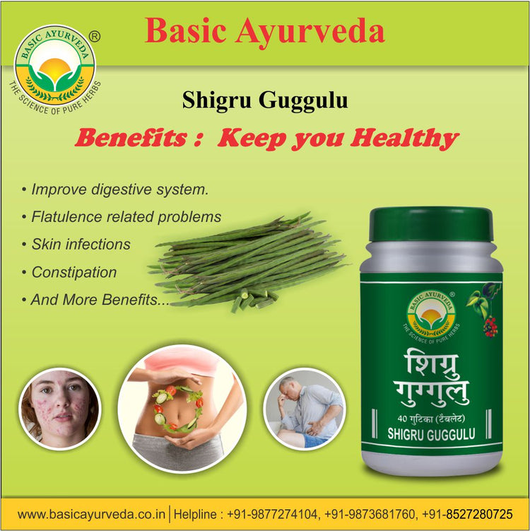 Basic Ayurveda Shigru Guggulu  40 Tablet