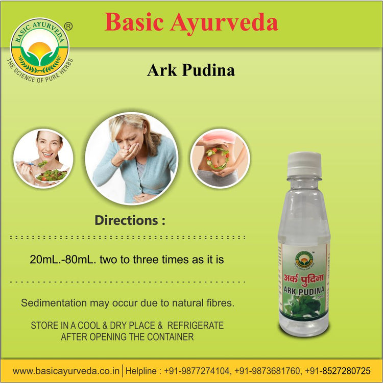 Basic Ayurveda Ark Pudina 200Ml