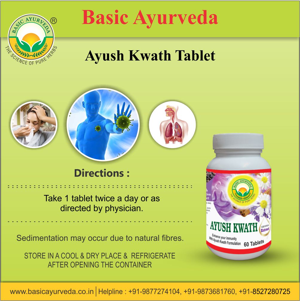 Basic Ayurveda Ayush Kwath Tablet (60 Tablet)