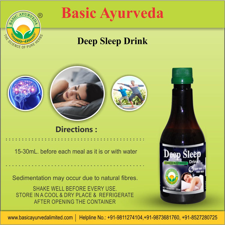Basic Ayurveda Deep Sleep Drink 250 Ml
