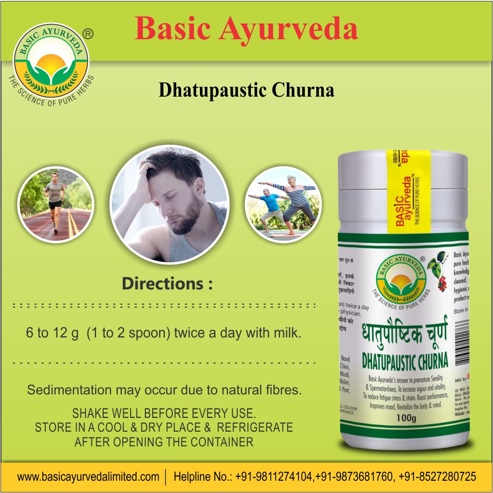 Basic Ayurveda Dhatupaustic Churna 100 Gram