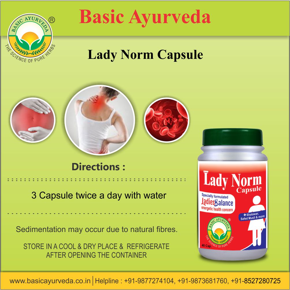 Basic Ayurveda Lady Norm 40 Capsule