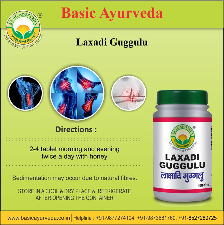 Basic Ayurveda Laxadi Guggulu 40 Tablet