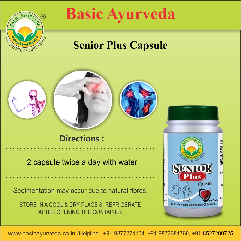 Basic Ayurveda Senior Plus 60 Capsule