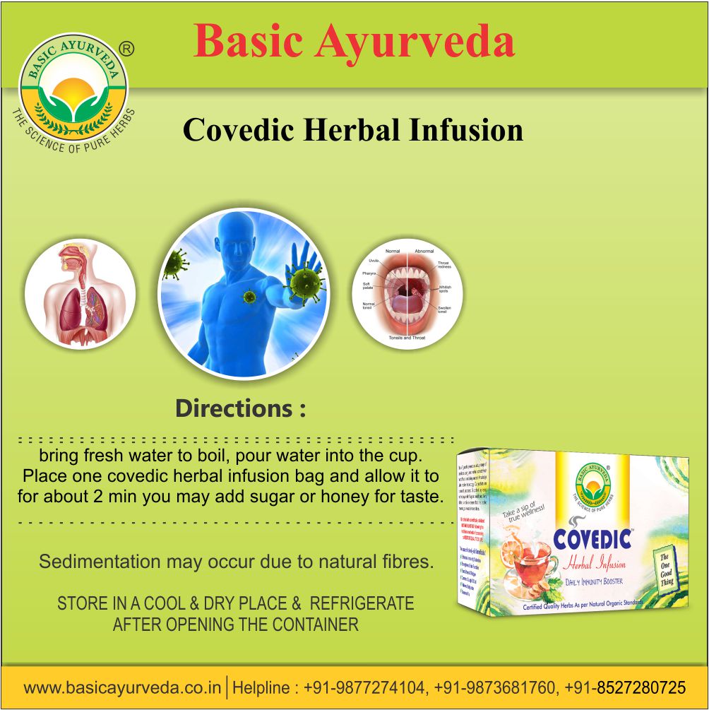 Basic Ayurveda Covedic Herbal Infusion 20 Bag